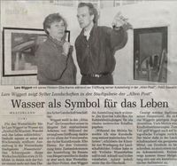 Erste Ausstellung im Februar 1998 (Sylter Rundschau)